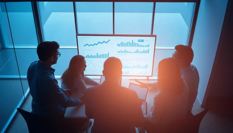Discover transformative market insights through collaborative data analysis in a modern office setting.
